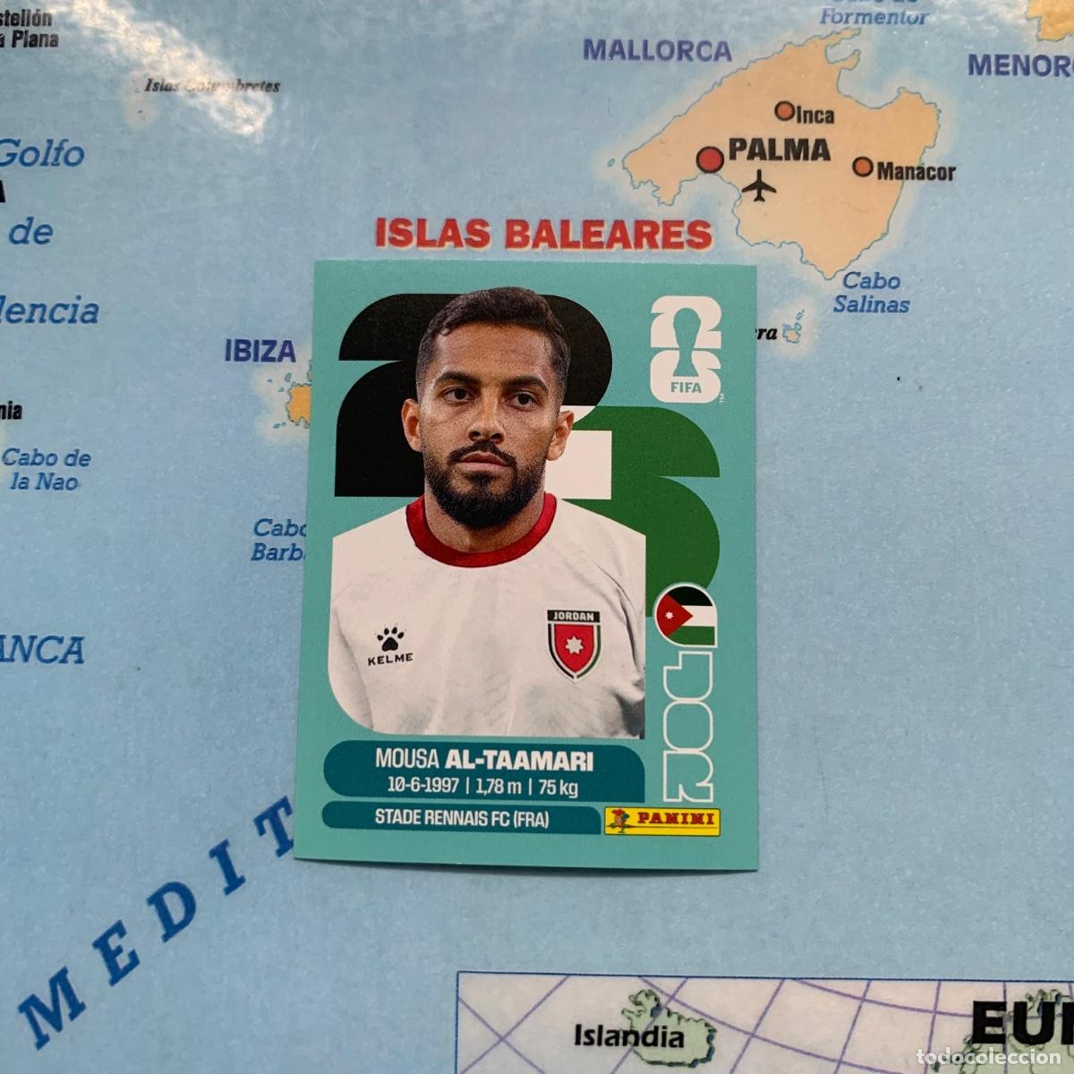 Cromos de f&uacute;tbol: Jordania n&uacute;mero 15 cromo panini Mundial Fifa World Cup 2026