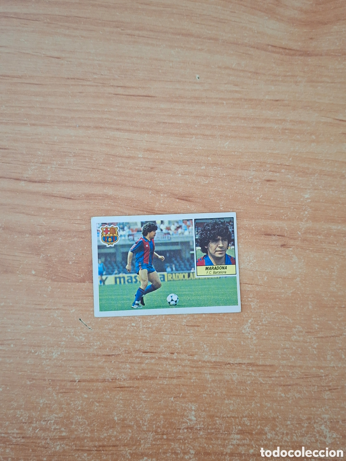 Cromos de f&uacute;tbol: Este 84 85 Maradona Barcelona baja despegado ver fotos