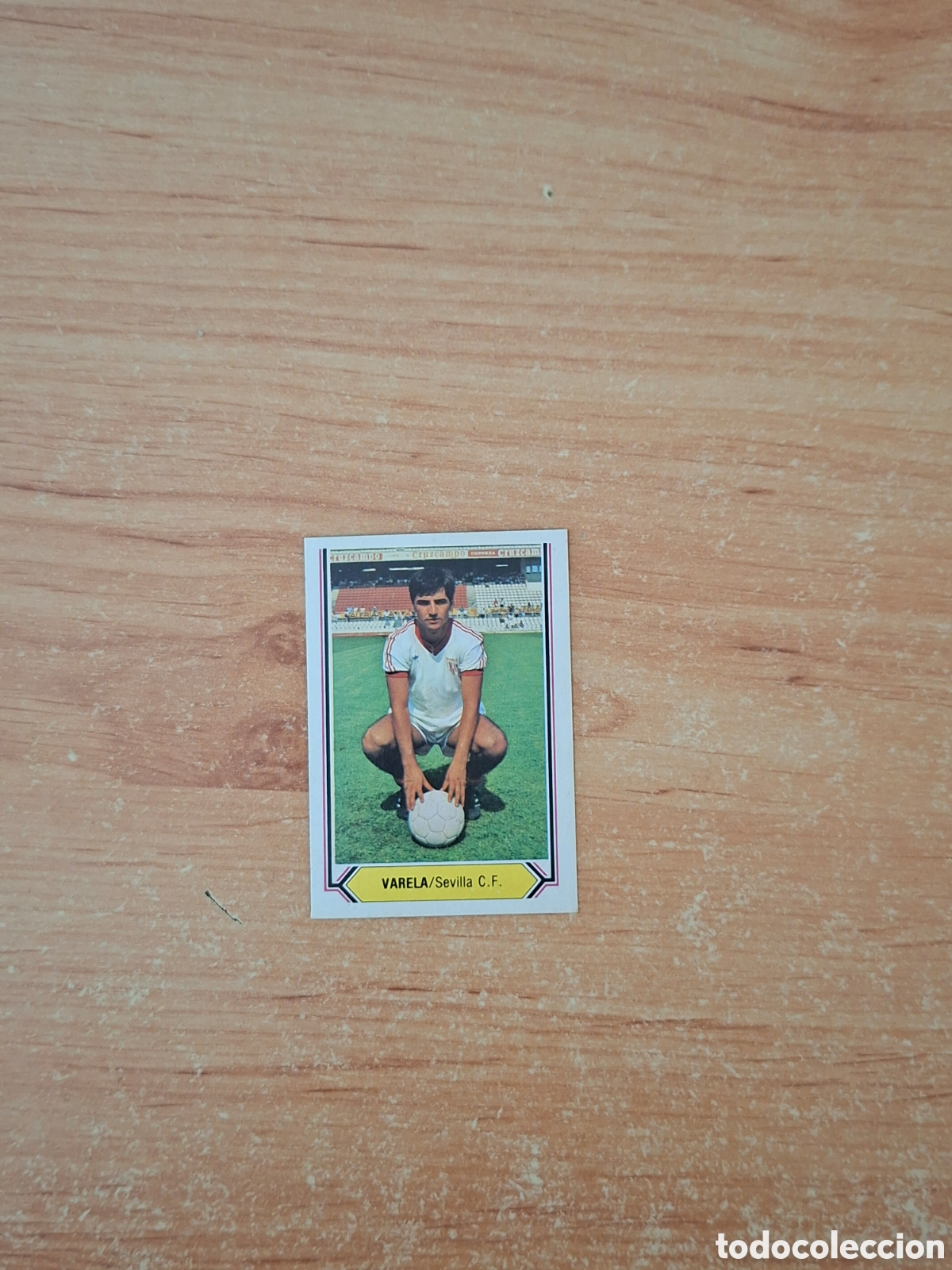 Cromos de f&uacute;tbol: Este 80 81 varela Sevilla baja despegado ver fotos