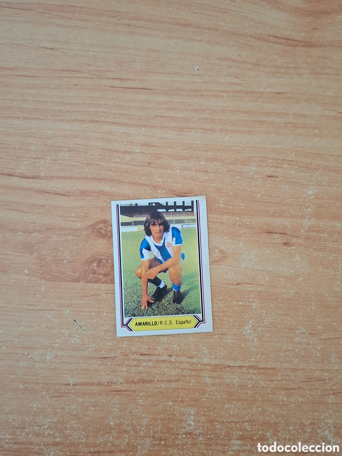Cromos de Futebol: Este 80 81 amarillo espa&ntilde;ol baja despegado ver fotos