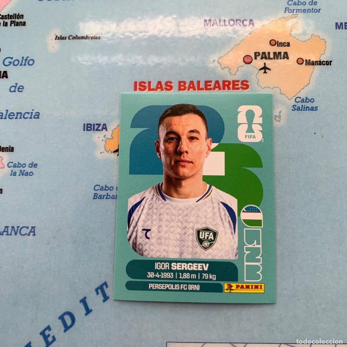Cromos de Futebol: Uzbekist&aacute;n n&uacute;mero 19 cromo panini Mundial Fifa World Cup 2026