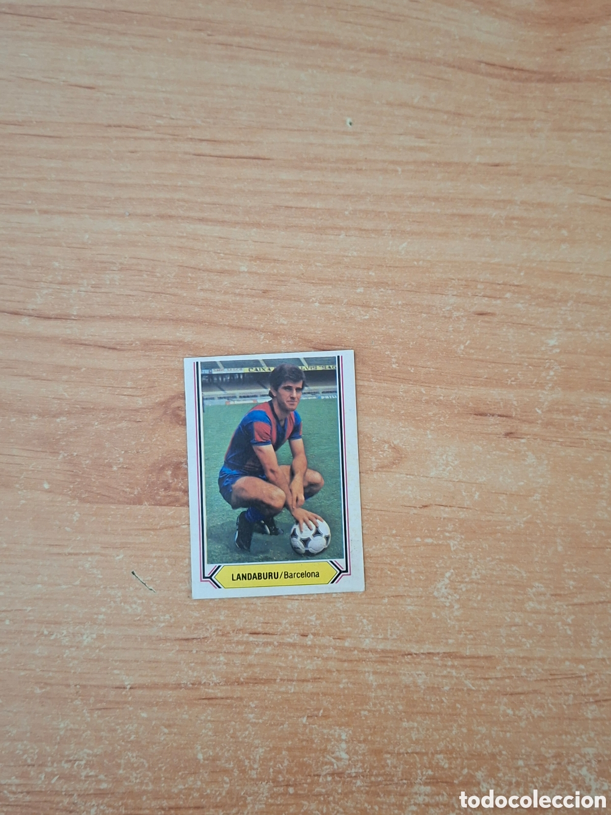 Cartes &agrave; collectionner de Football: Este 80 81 landaburu Barcelona baja despegado ver fotos