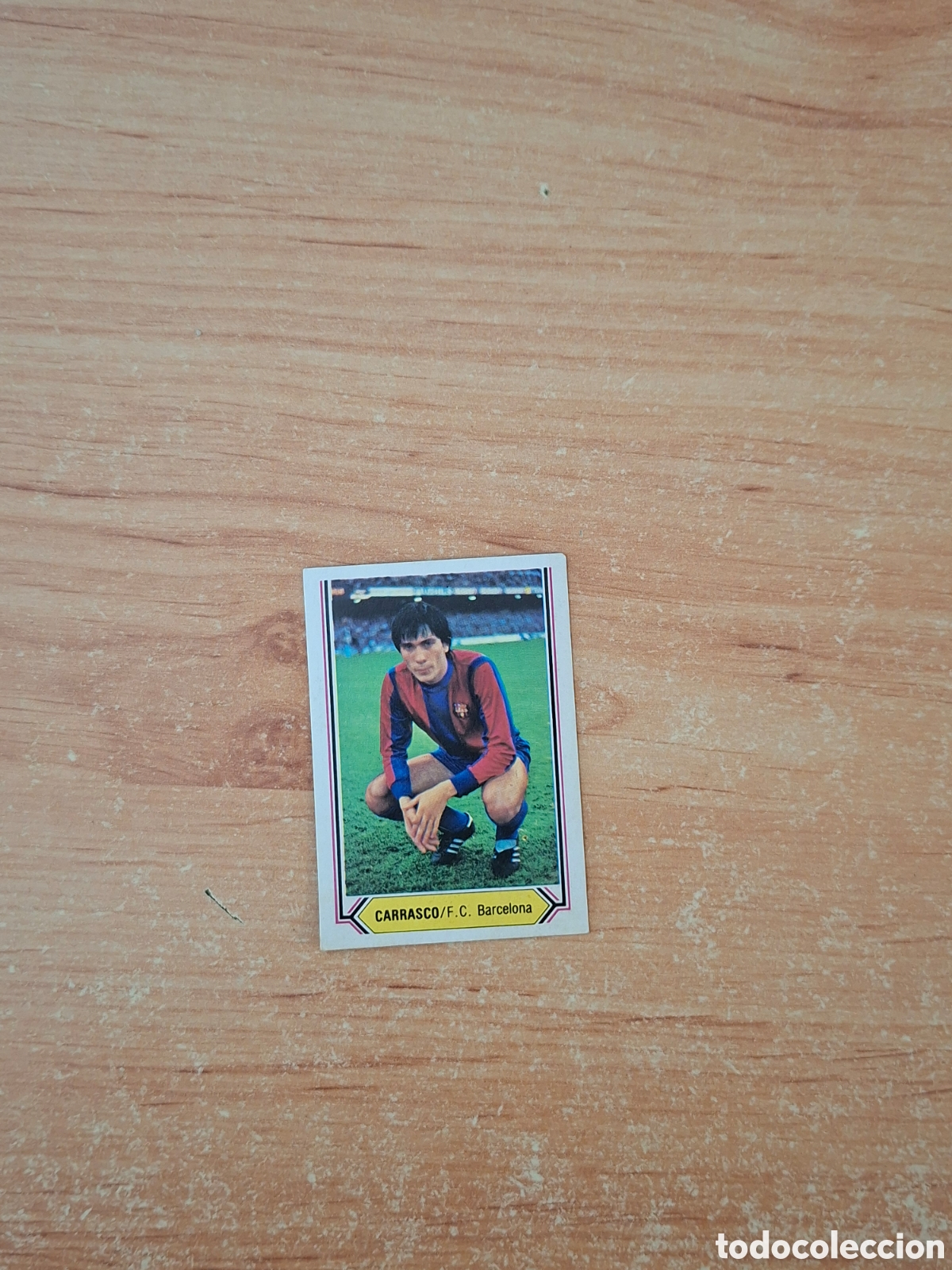 Fu&szlig;ball-Sticker: Este 80 81 carrasco Barcelona baja despegado ver fotos