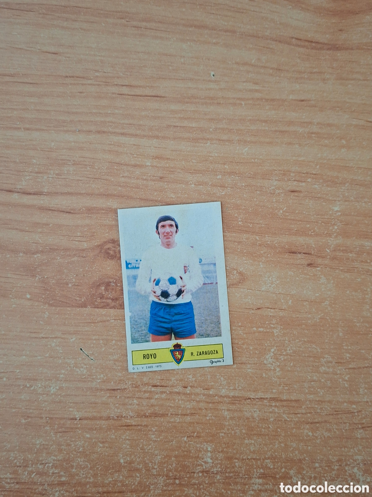 Cromos de f&uacute;tbol: Este 73 74 royo Zaragoza despegado ver fotos