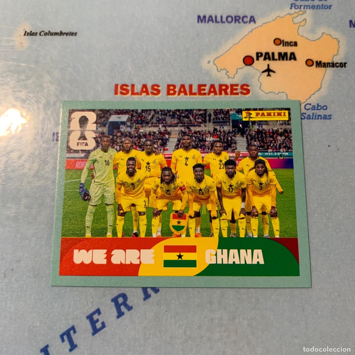 Fu&szlig;ball-Sticker: Ghana n&uacute;mero 13 cromo panini Mundial Fifa World Cup 2026