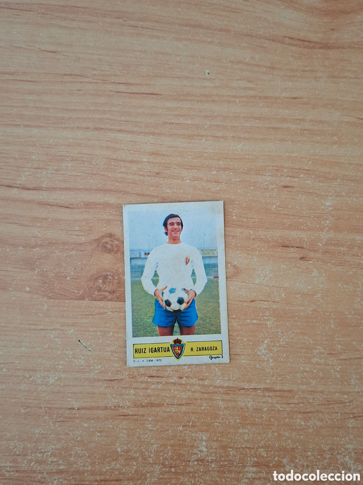 Fu&szlig;ball-Sticker: Este 73 74 ruiz igartua Zaragoza despegado ver fotos
