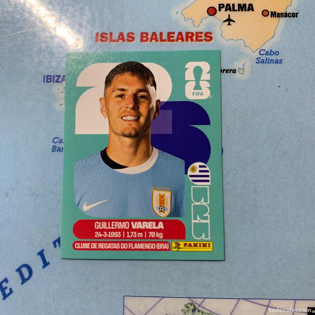 Cartes &agrave; collectionner de Football: Uruguay n&uacute;mero 8 cromo panini Mundial Fifa World Cup 2026