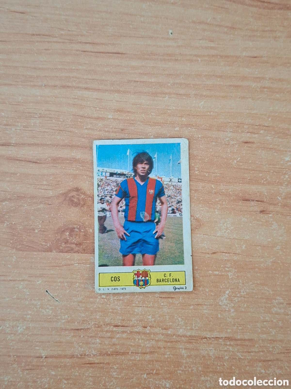 Fu&szlig;ball-Sticker: Este 73 74 cos Barcelona despegado ver fotos