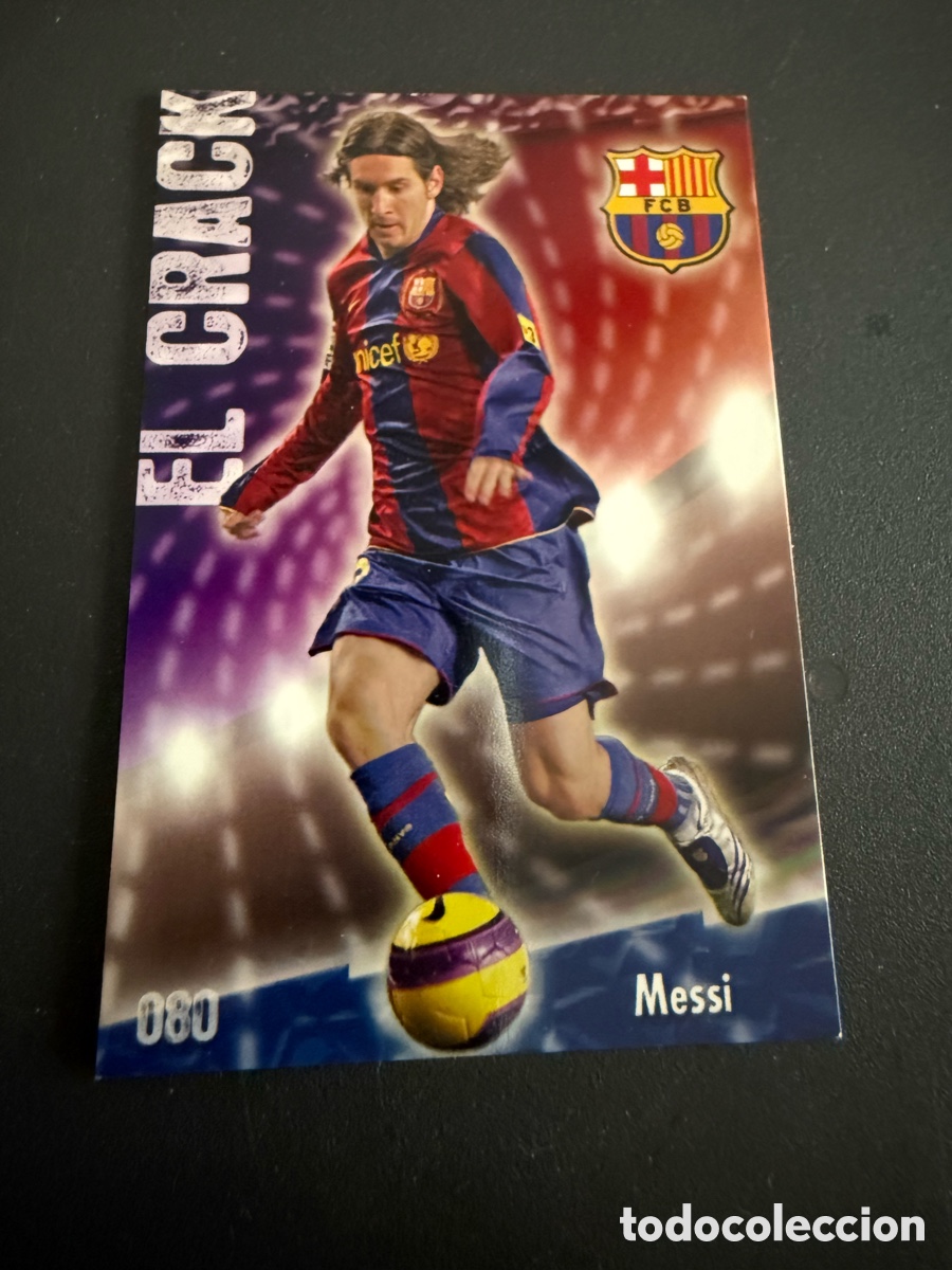 Cromos de Futebol: MUNDICROMO. 2009. n 080 MESSI. EL CRACK. Mate. Puntas Cuadradas