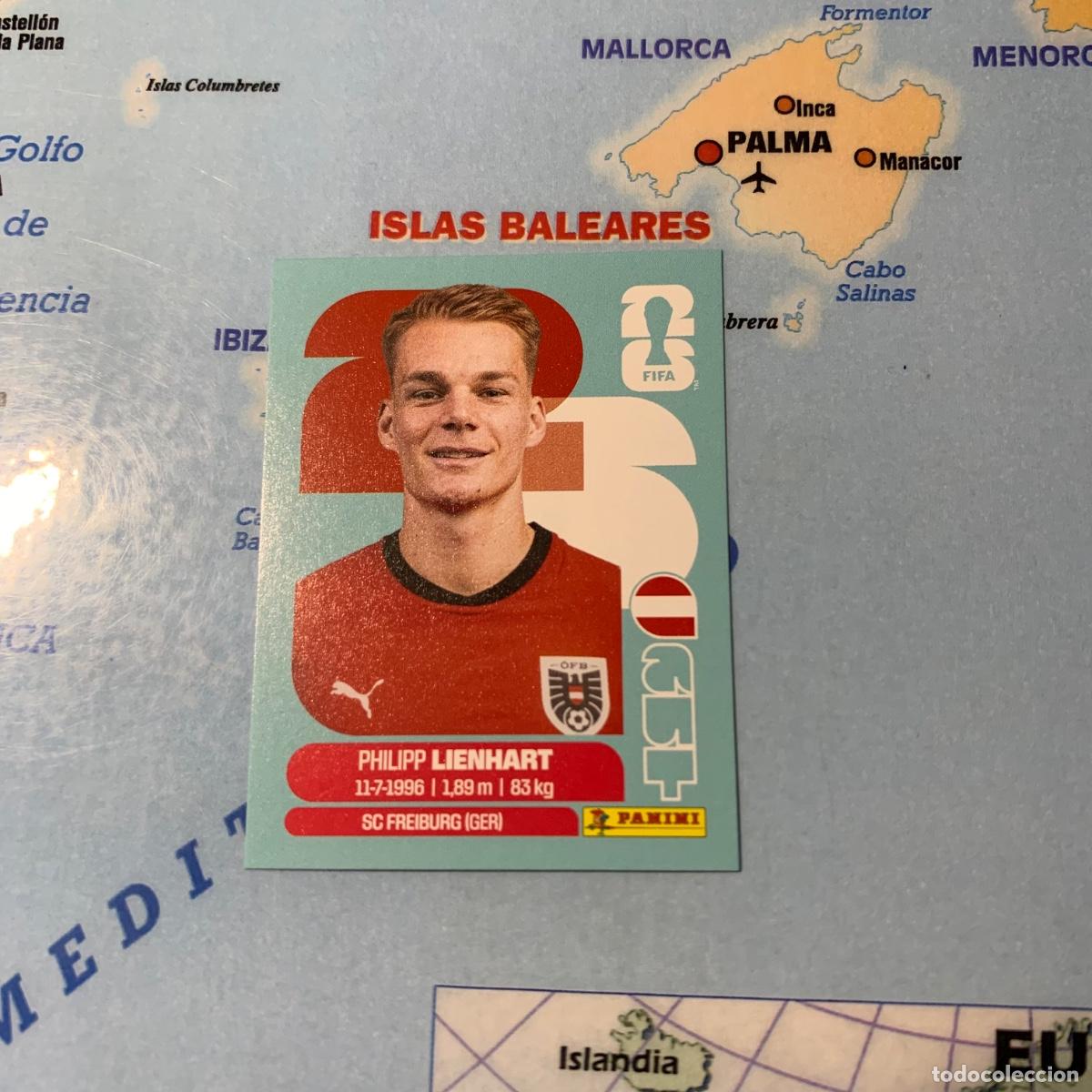 Fu&szlig;ball-Sticker: Austria n&uacute;mero 6 cromo panini Mundial Fifa World Cup 2026
