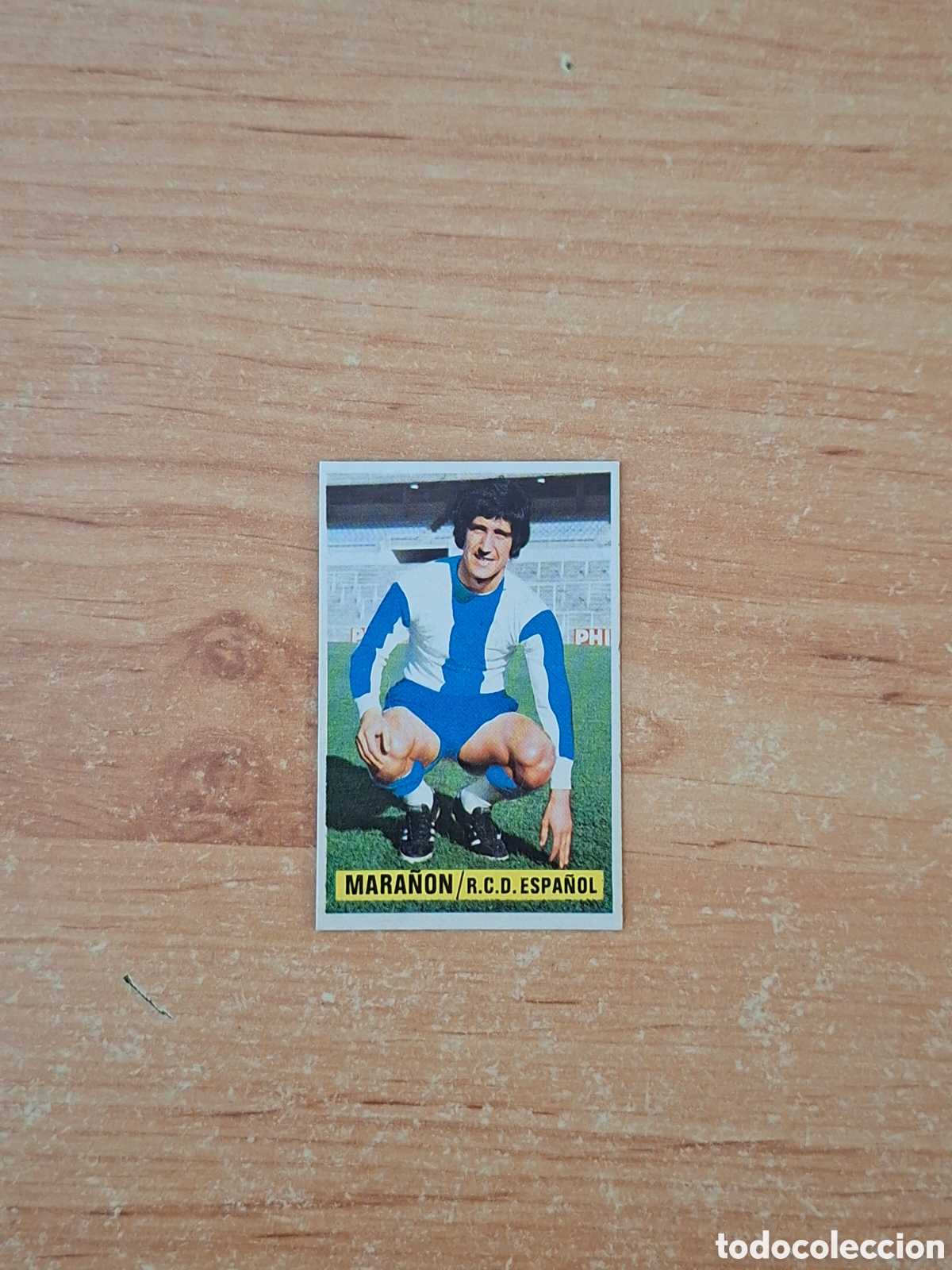 Fu&szlig;ball-Sticker: Este 74 75 mara&ntilde;on espa&ntilde;ol coloca despegado ver fotos