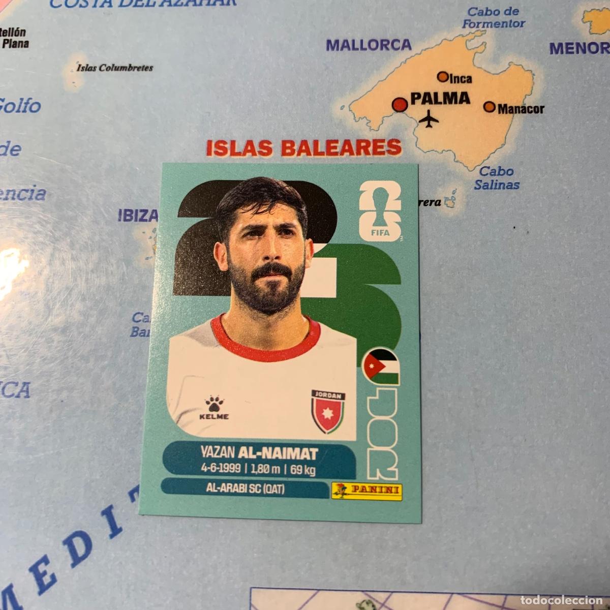 Fu&szlig;ball-Sticker: Jordania n&uacute;mero 16 cromo panini Mundial Fifa World Cup 2026