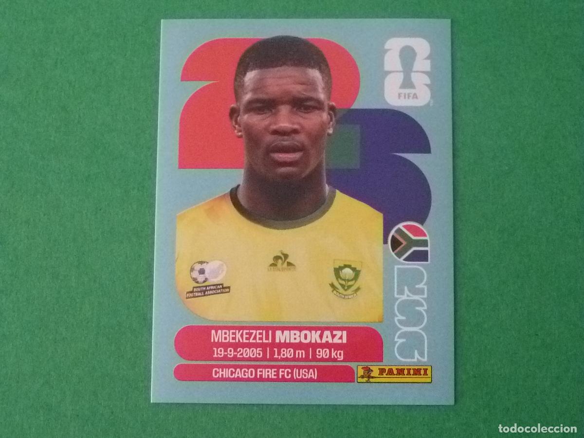 Cromos de f&uacute;tbol: CROMO FUTBOL MBOKAZI SUDAFRICA SIN PEGAR N&ordm; 6 RSA 6 MUNDIAL 2026 PANINI