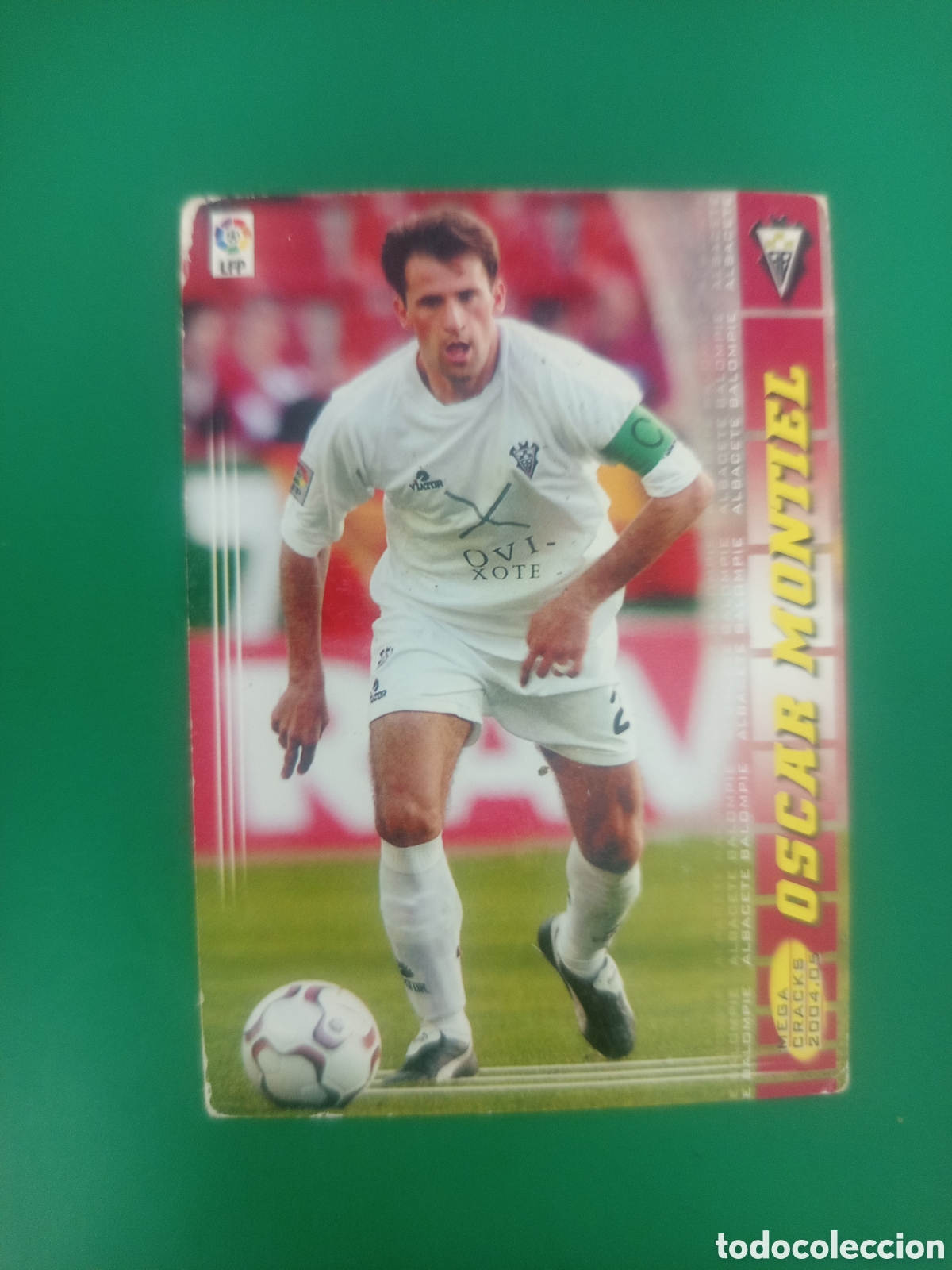 Figurine di Calcio: ❇️ CROMO &Oacute;SCAR MONTIEL ALBACETE 3 MEGACRACKS MGKS 04 05 2004 2005 PANINI SPORTS ❇️