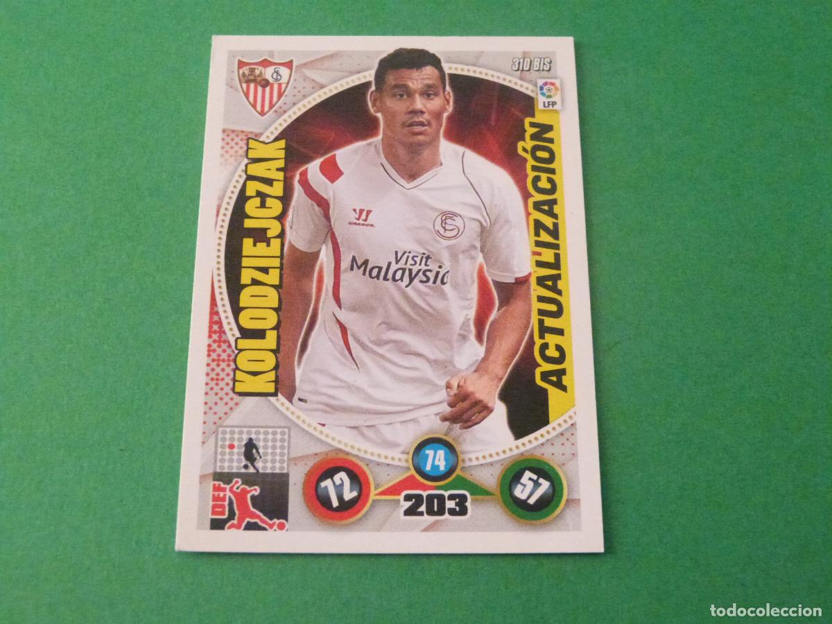 Cromos de f&uacute;tbol: TRADING CARD FUTBOL KOLODZIEJCZAK SEVILLA F.C. N&ordm; 310 BIS LIGA ADRENALYN XL 2014-2015/14-15 PANINI