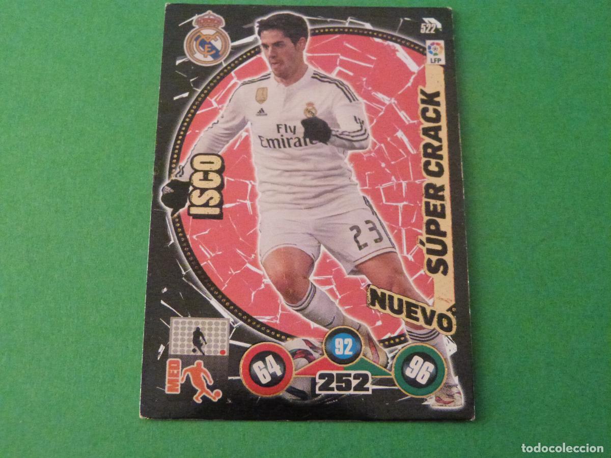 Fu&szlig;ball-Sticker: TRADING CARD FUTBOL ISCO REAL MADRID C.F. N&ordm; 525 LIGA ADRENALYN XL 2014-2015/14-15 PANINI