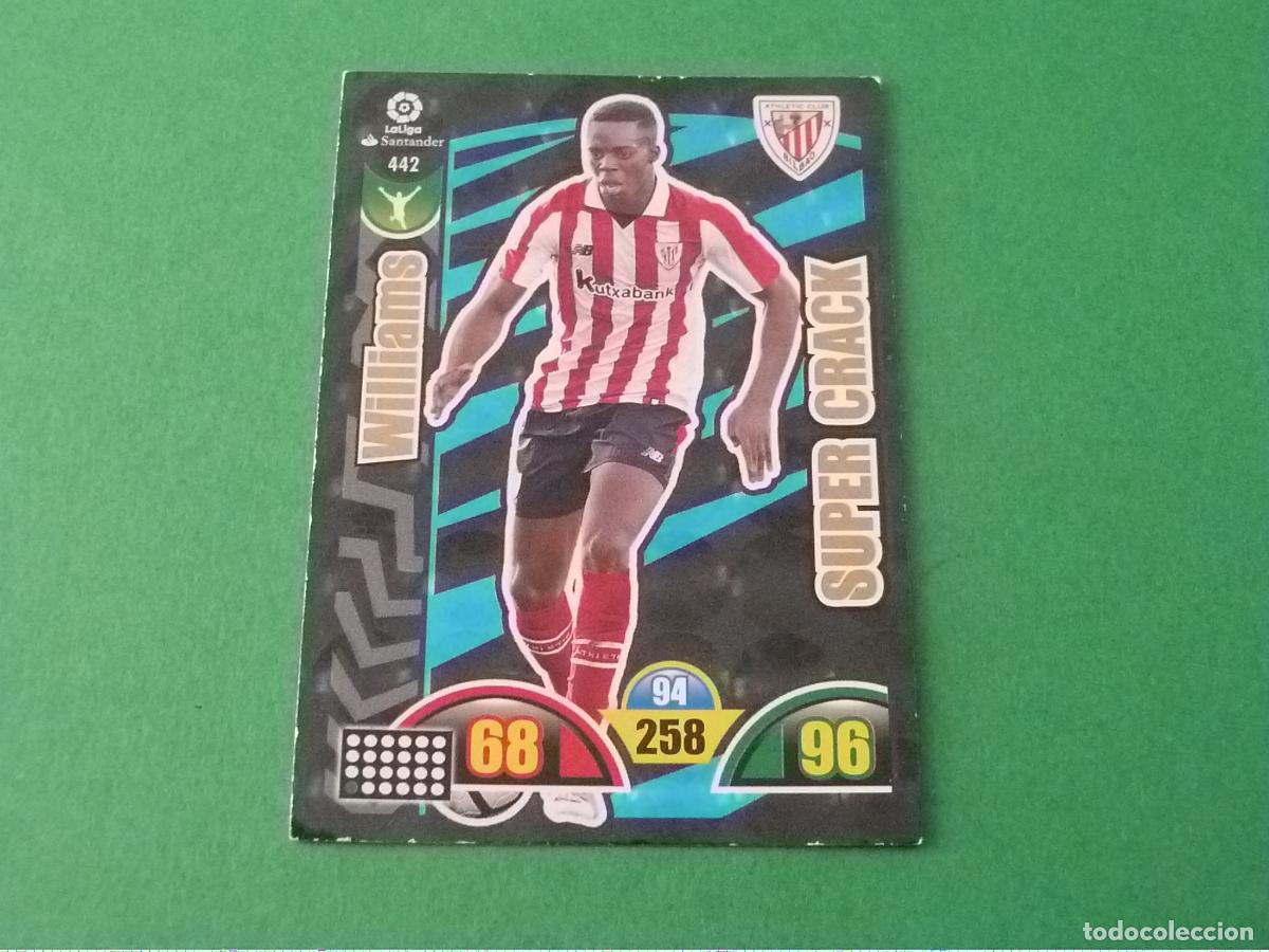 Cromos de Futebol: TRADING CARD FUTBOL WILLIAMS ATH.BILBAO N&ordm; 442 LIGA ADRENALYN XL 2017-2018/17-18 PANINI