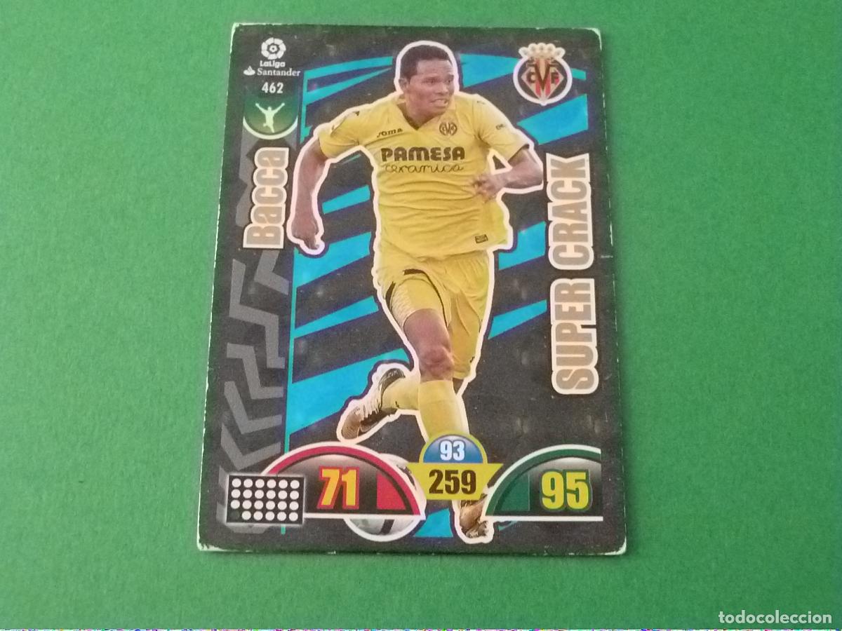 Cromos de f&uacute;tbol: TRADING CARD FUTBOL BACCA VILLARREAL C.F. N&ordm; 462 LIGA ADRENALYN XL 2017-2018/17-18 PANINI