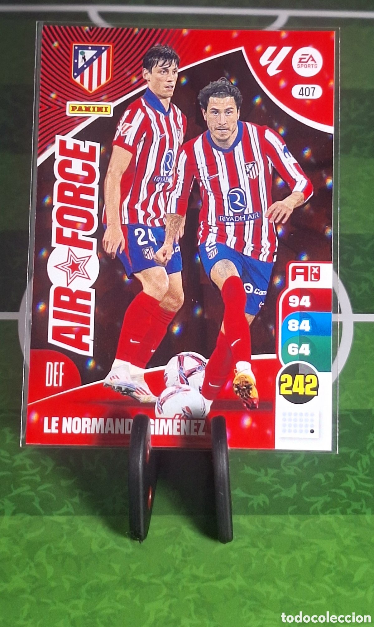 Cromos de f&uacute;tbol: AIR FORCE ATLETICO MADRID #407 AXL 2024-2025