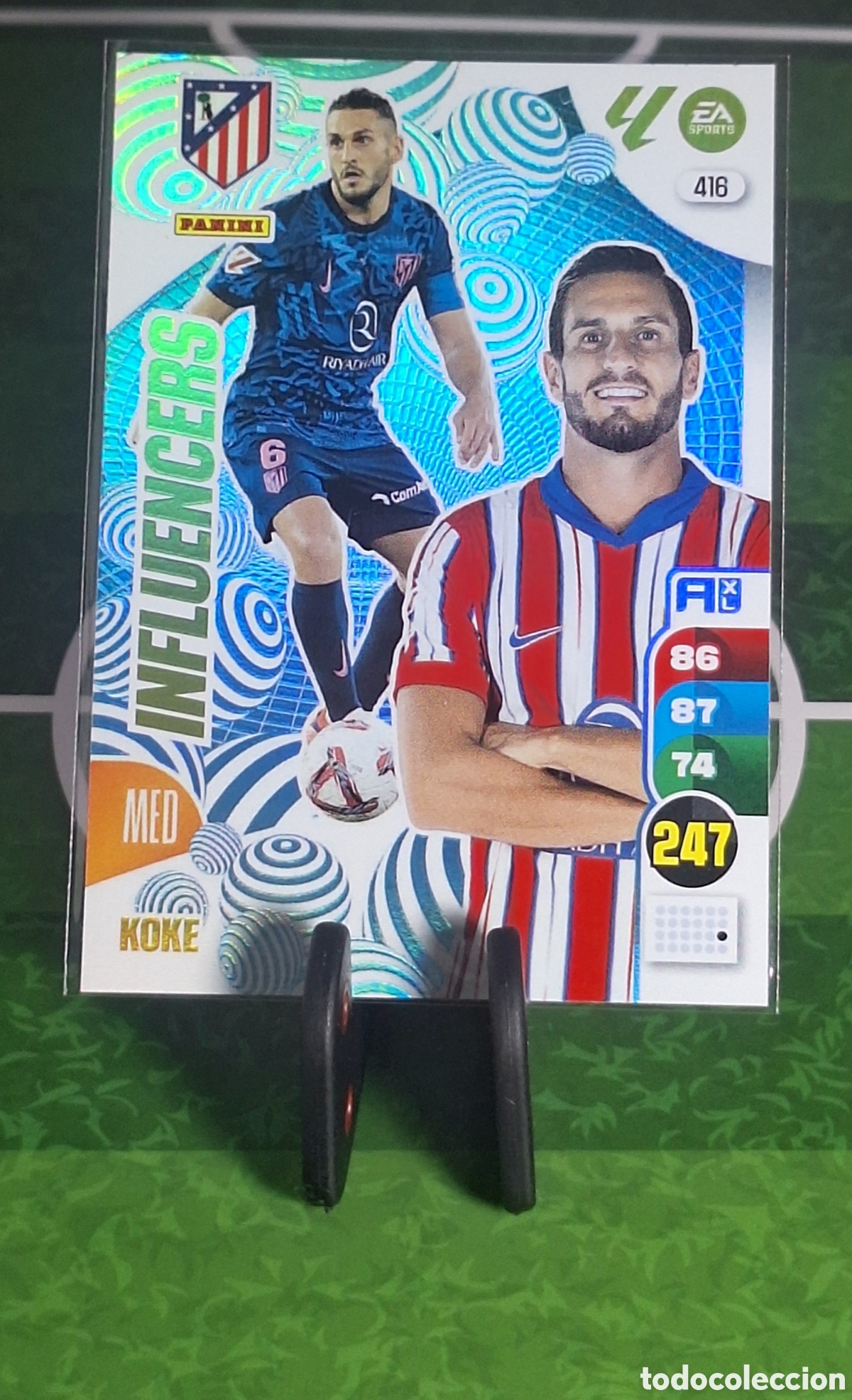 Cromos de f&uacute;tbol: KOKE INFLUENCERS #416 AXL 2024-2025