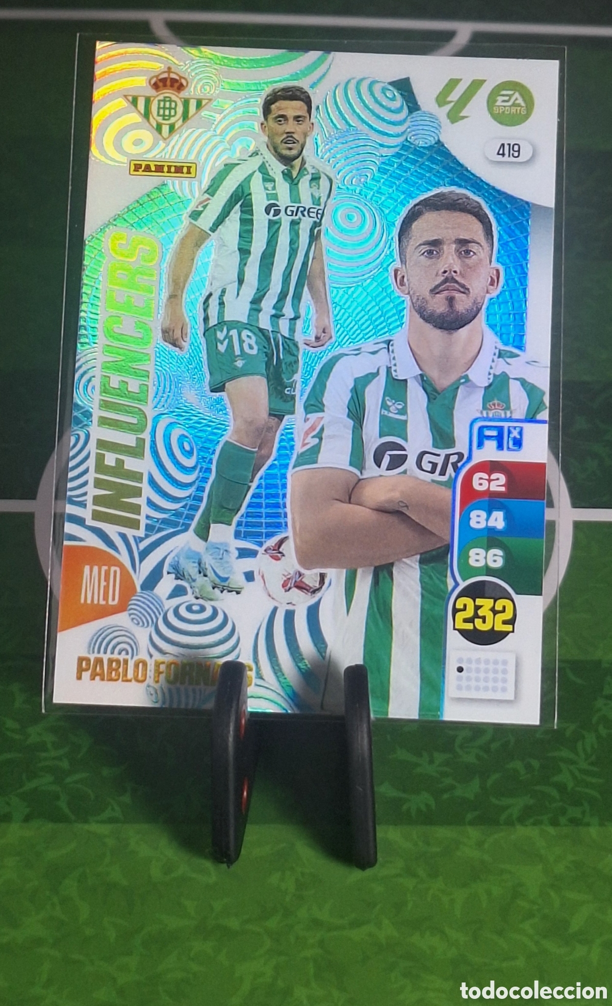 Cromos de f&uacute;tbol: PABLO FORNALS INFLUENCERS #419 AXL 2024-2025