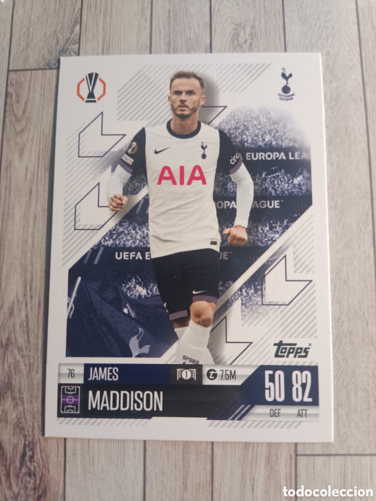 Cromos de f&uacute;tbol: 76 MADDISON TOTTENHAM CHAMPIONS MATCH ATTAX TOPPS 2024 2025 24 25