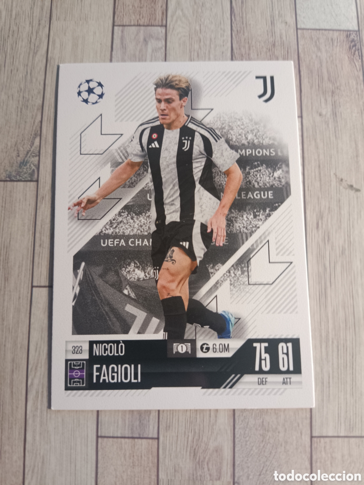 Cromos de f&uacute;tbol: 323 FAGIOLI JUVENTUS CHAMPIONS MATCH ATTAX TOPPS 2024 2025 24 25
