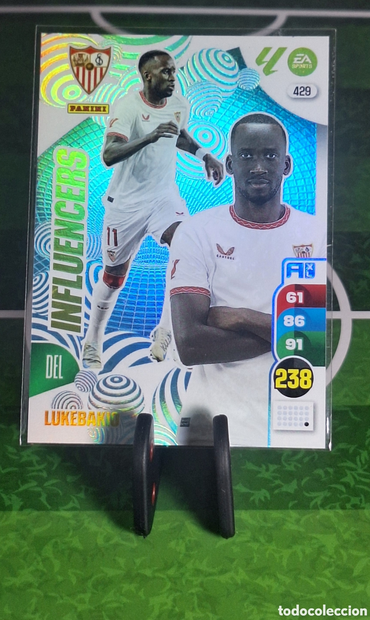 Cromos de f&uacute;tbol: LUKEBAKIO INFLUENCERS #429 AXL 2024-2025