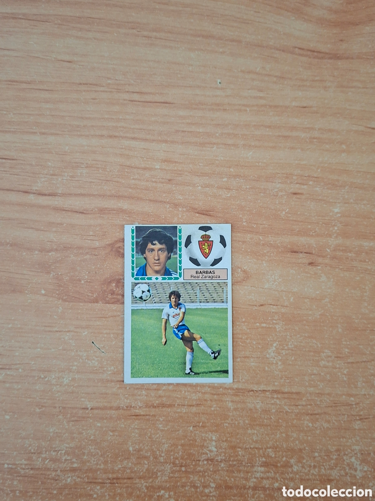 Cromos de f&uacute;tbol: Este 83 84 barbas Zaragoza triple despegado ver fotos