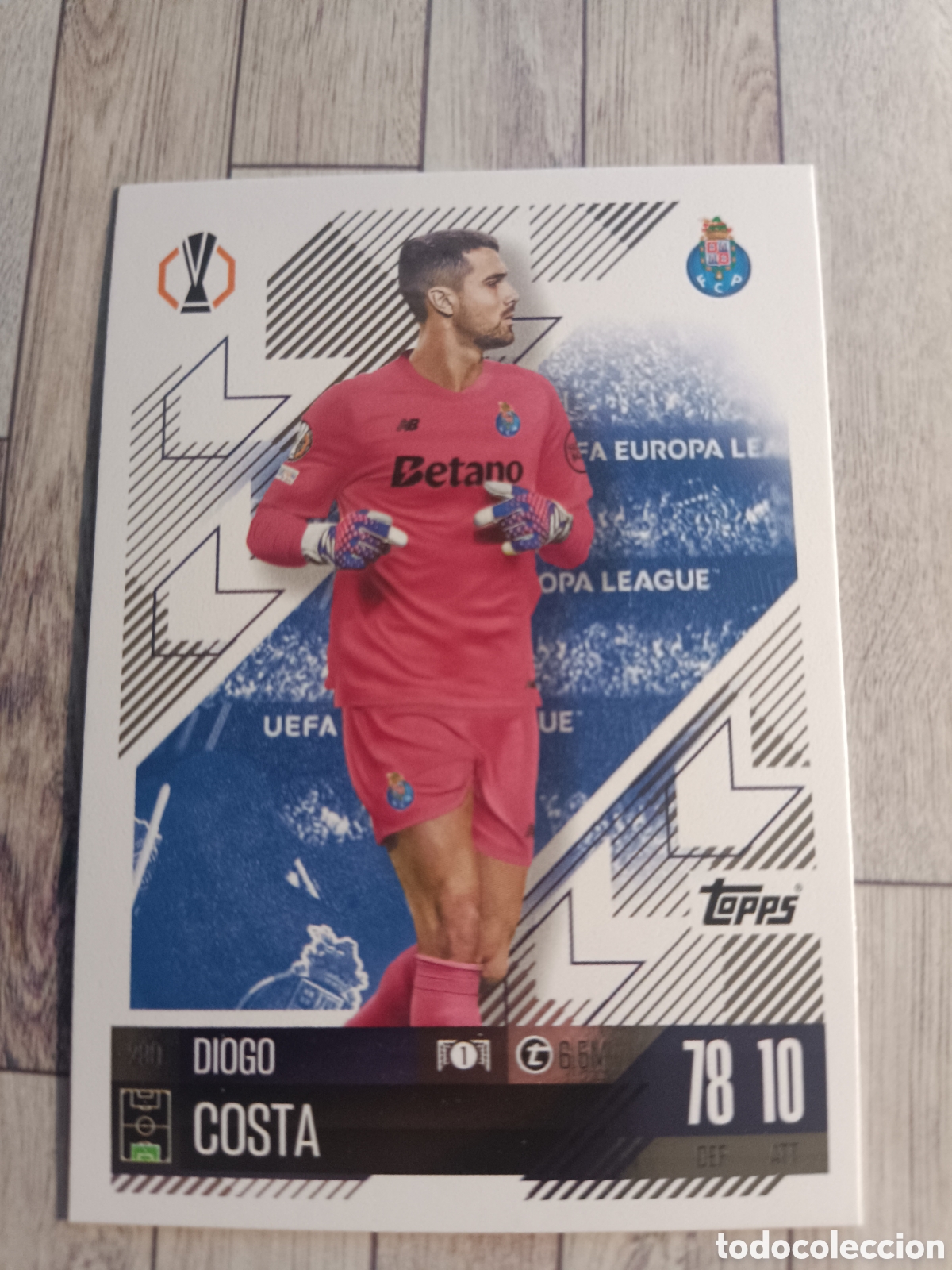 Cromos de f&uacute;tbol: 290 DIOGO COSTA OPORTO PORTO FC CHAMPIONS MATCH ATTAX TOPPS 2024 2025 24 25
