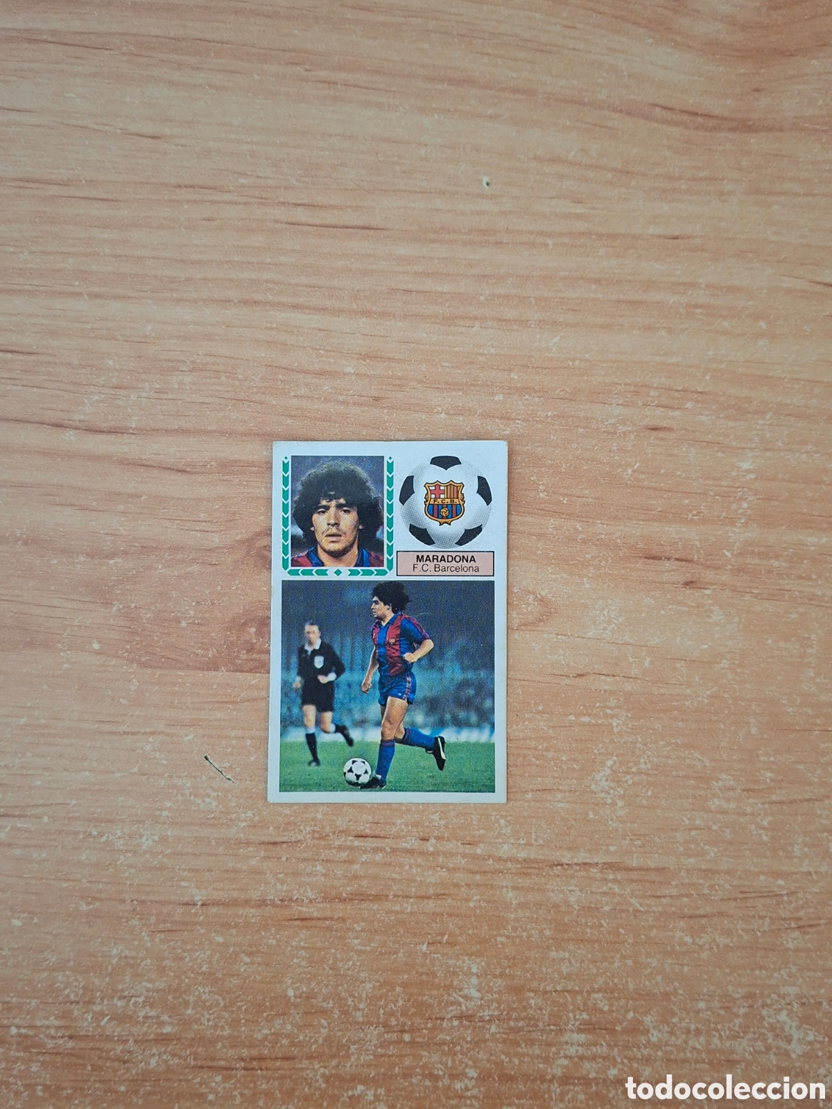 Cromos de f&uacute;tbol: Este 83 84 Maradona Barcelona despegado ver fotos