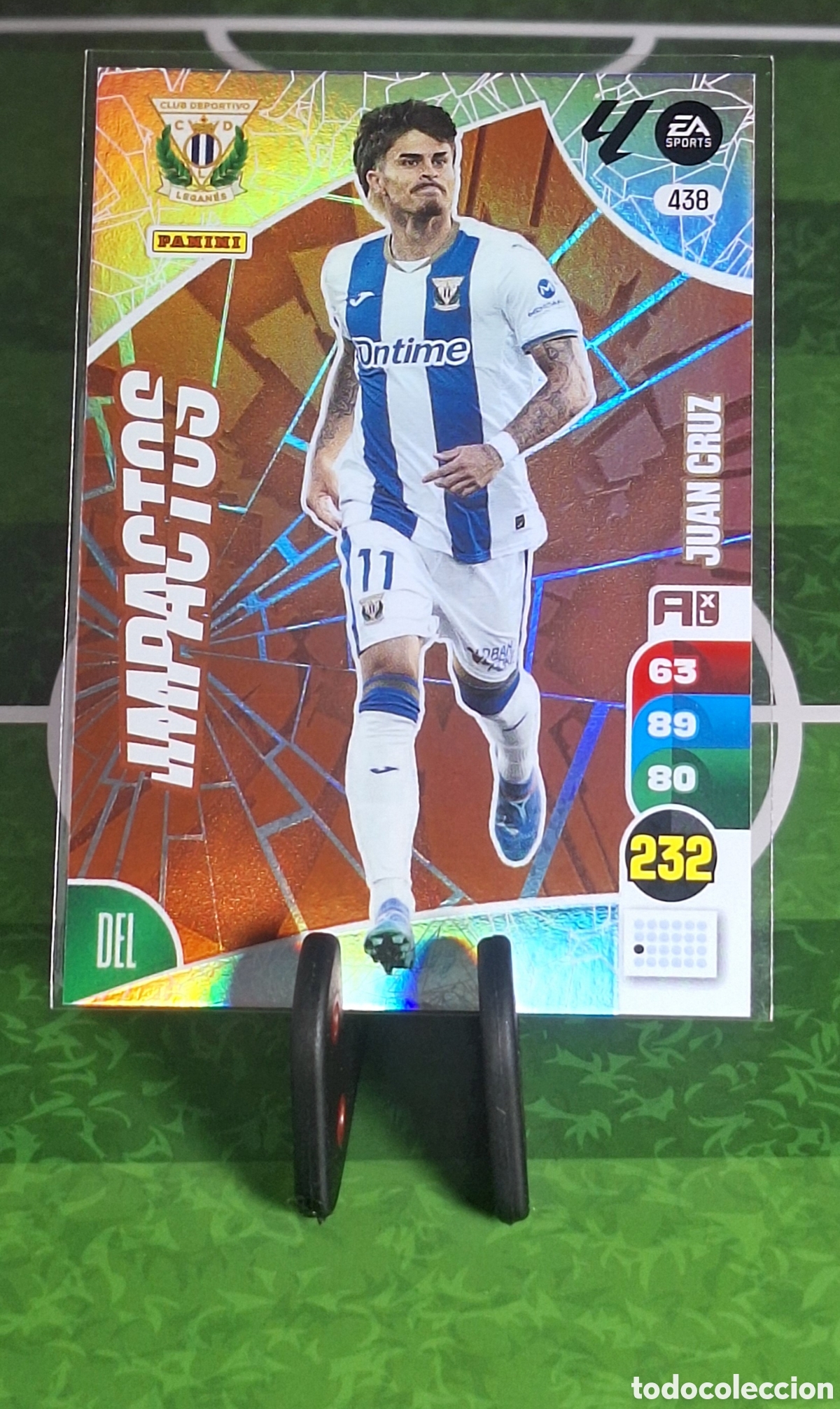Cromos de f&uacute;tbol: JUAN CRUZ IMPACTOS #438 AXL 2024-2025