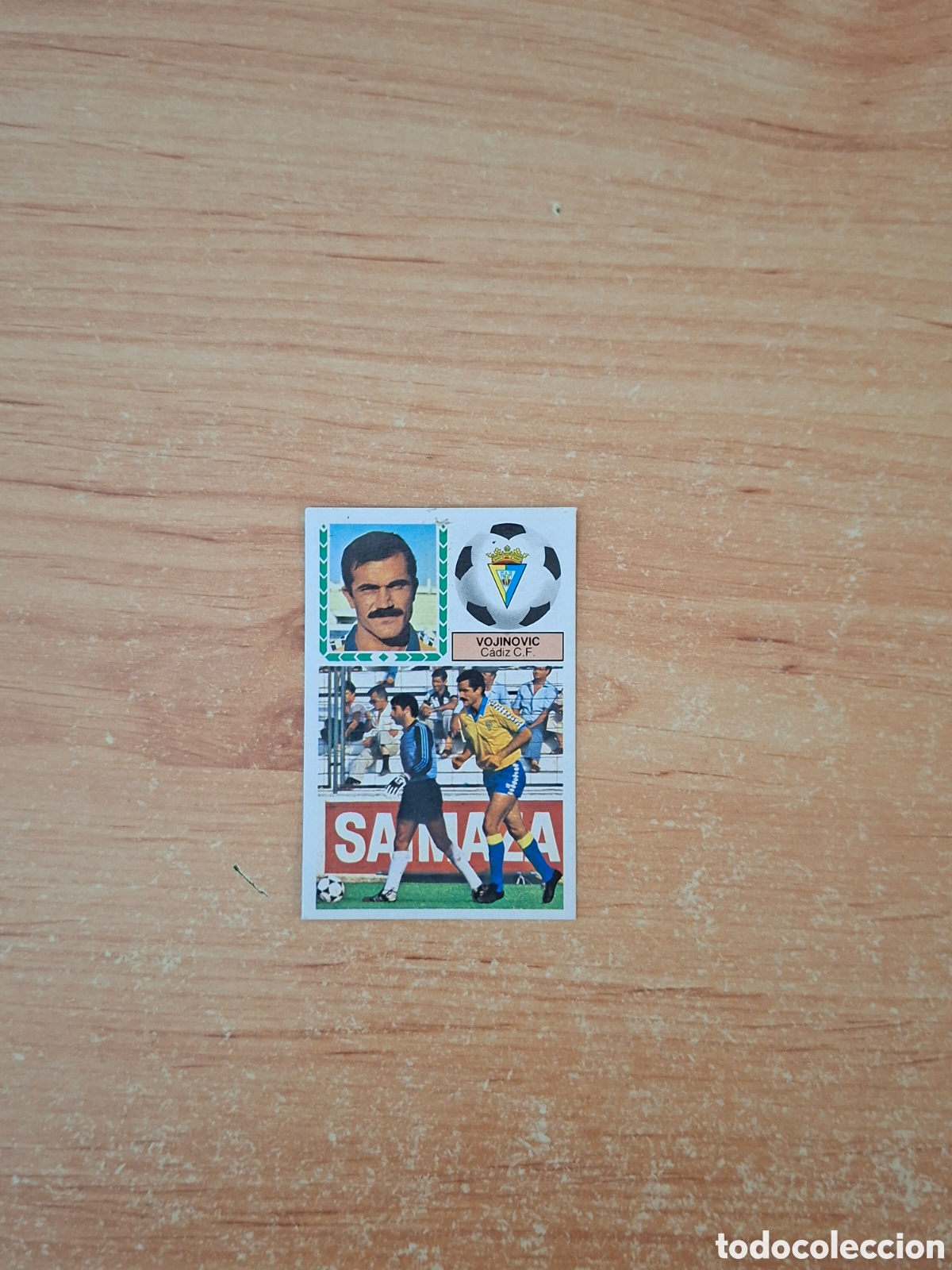 Cromos de f&uacute;tbol: Este 83 84 vojinovic cadiz meyba despegado ver fotos
