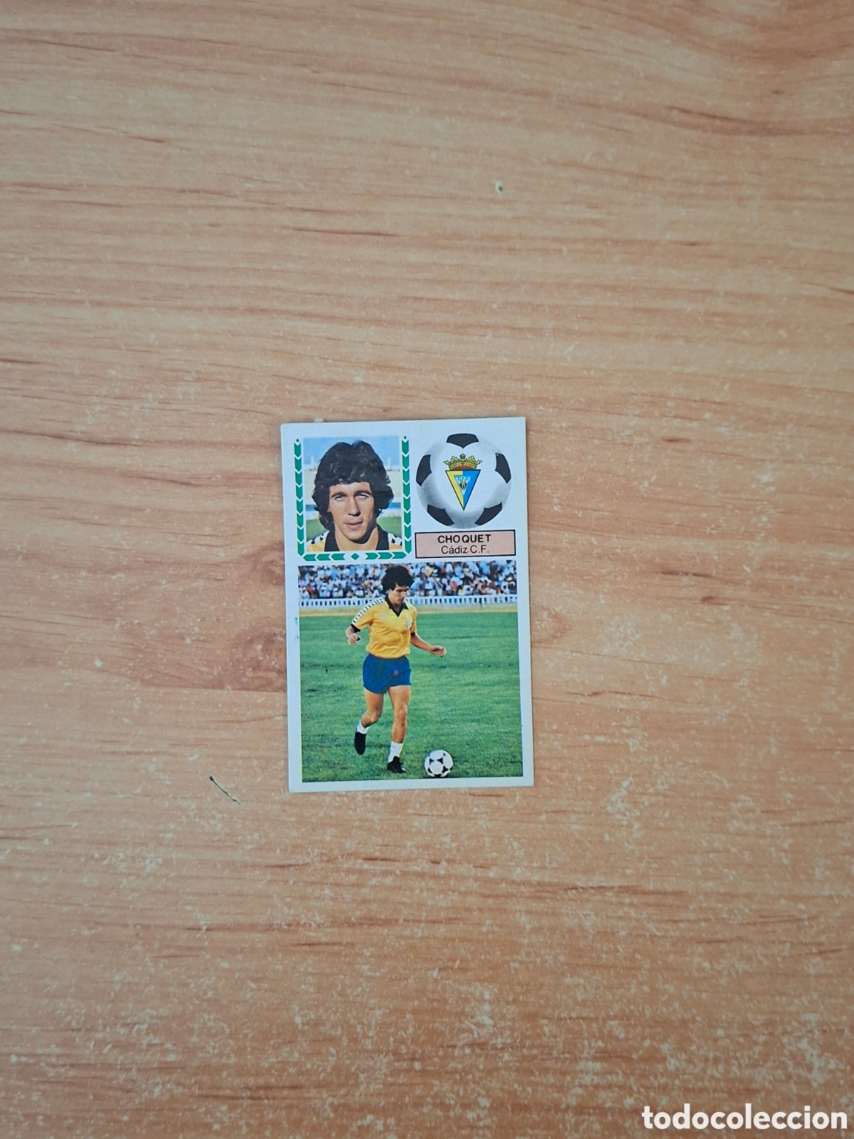 Cromos de f&uacute;tbol: Este 83 84 choquet cadiz meyba despegado ver fotos