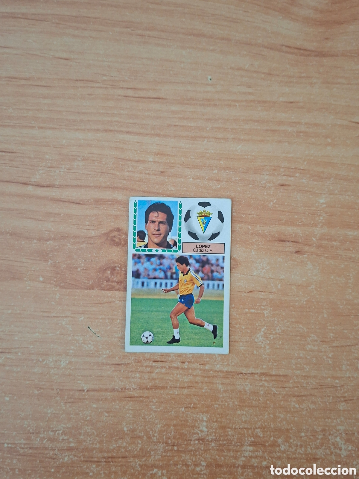 Cromos de f&uacute;tbol: Este 83 84 lopez cadiz meyba despegado ver fotos