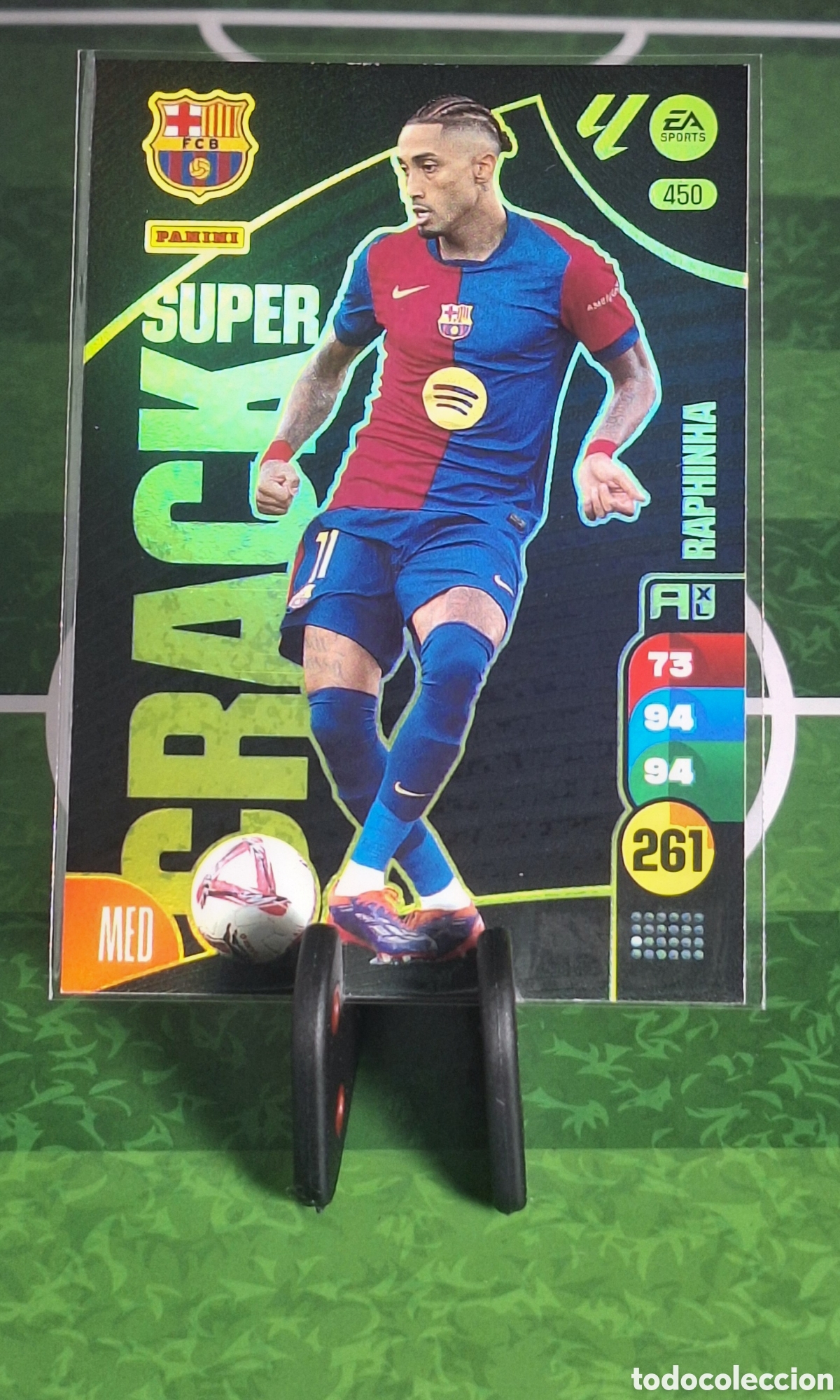 Cromos de f&uacute;tbol: RAPHINHA SUPER CRACK #450 AXL 2024-2025