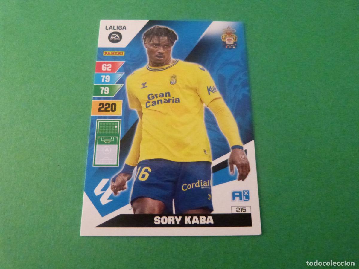 Cromos de f&uacute;tbol: TRADING CARD FUTBOL KABA U.D.LAS PALMAS N&ordm; 215 LIGA ADRENALYN XL 2023-2024/23-24 PANINI