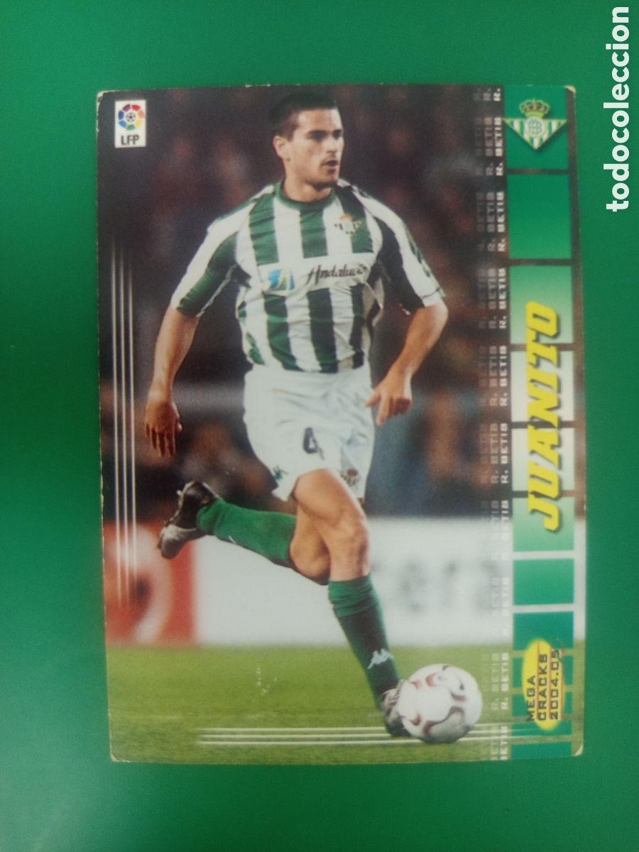 Cromos de Futebol: ❇️ CROMO ⚽ JUANITO BETIS MEGACRACKS MGKS 04 05 2004 2005 PANINI SPORTS ❇️