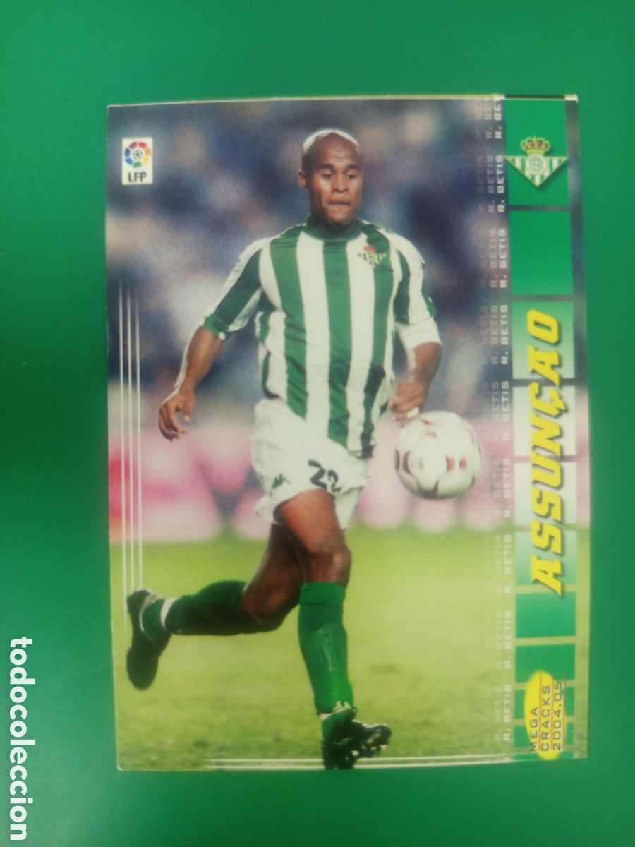 Cromos de Futebol: ❇️ CROMO ⚽ ASSUN&Ccedil;AO BETIS MEGACRACKS MGKS 04 05 2004 2005 PANINI SPORTS ❇️