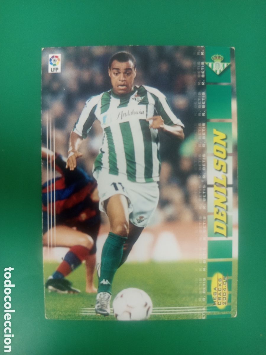Cromos de Futebol: ❇️ CROMO ⚽ DENILSON BETIS MEGACRACKS MGKS 04 05 2004 2005 PANINI SPORTS ❇️