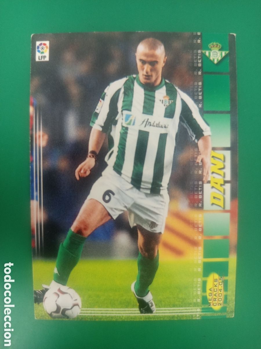 Cromos de f&uacute;tbol: ❇️ CROMO DANI BETIS MEGACRACKS MGKS 04 05 2004 2005 PANINI SPORTS ❇️