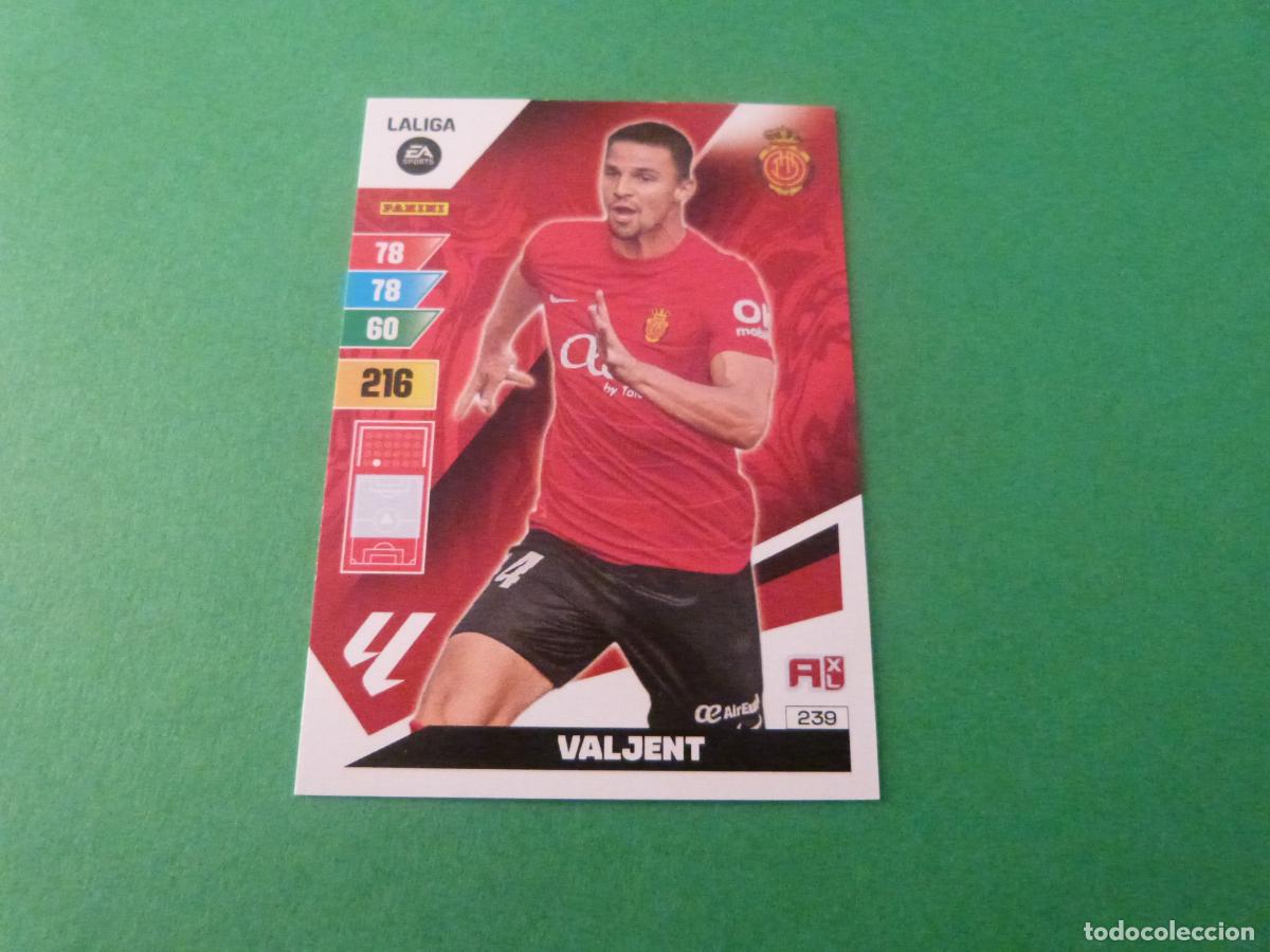 Cromos de f&uacute;tbol: TRADING CARD FUTBOL VALJENT R.C.D.MALLORCA N&ordm; 239 LIGA ADRENALYN XL 2023-2024/23-24 PANINI