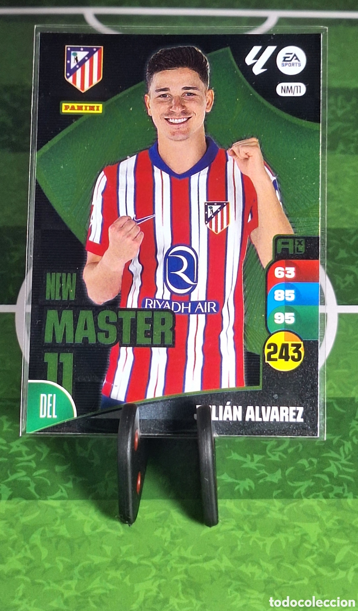 Cromos de f&uacute;tbol: JULIAN ALVAREZ NEW MASTER 11 #NM/11 AXL 2024-2025