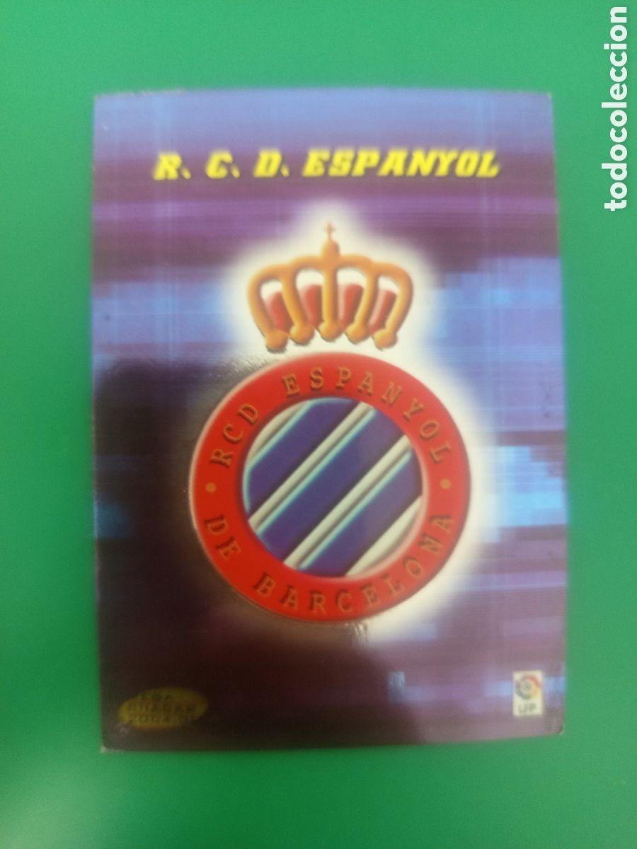 Cromos de f&uacute;tbol: ❇️ CROMO ESCUDO ESPA&Ntilde;OL MEGACRACKS MGKS 04 05 2004 2005 PANINI SPORTS ❇️