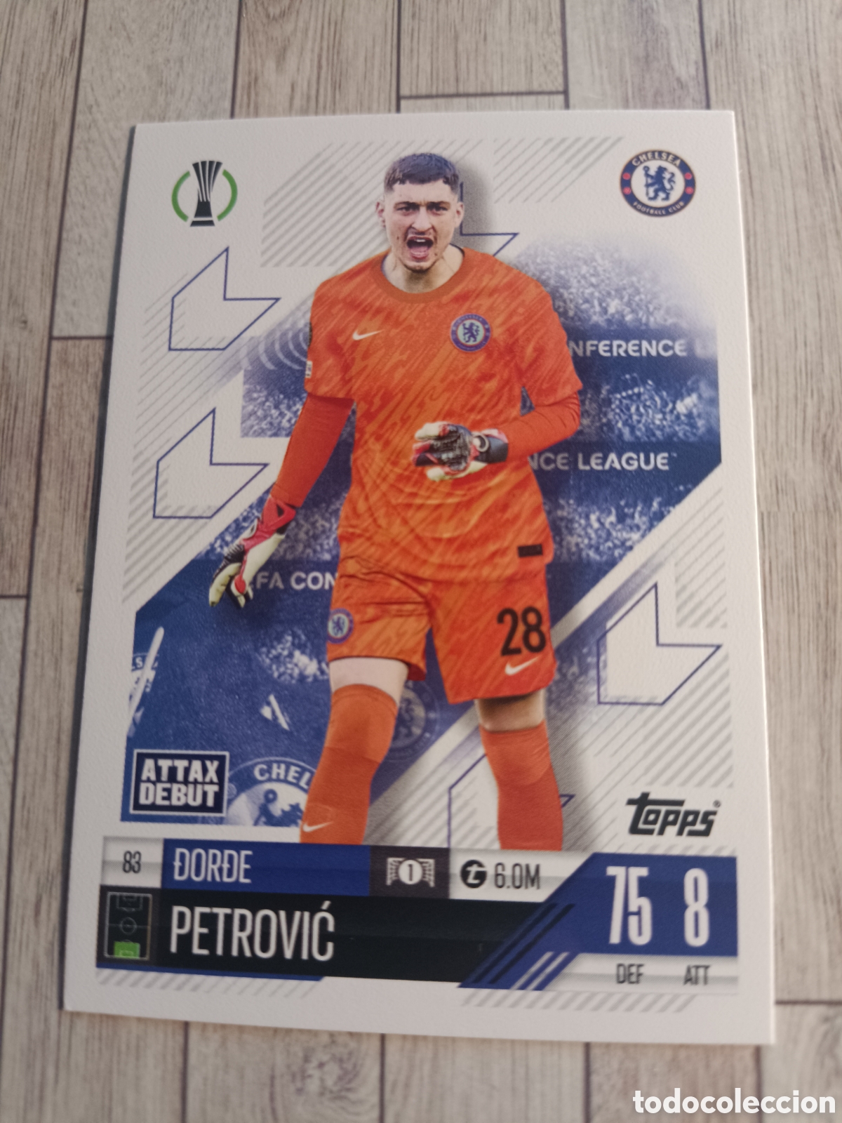 Cromos de f&uacute;tbol: 83 PETROVIC CHELSEA CHAMPIONS MATCH ATTAX TOPPS 2024 2025 24 25