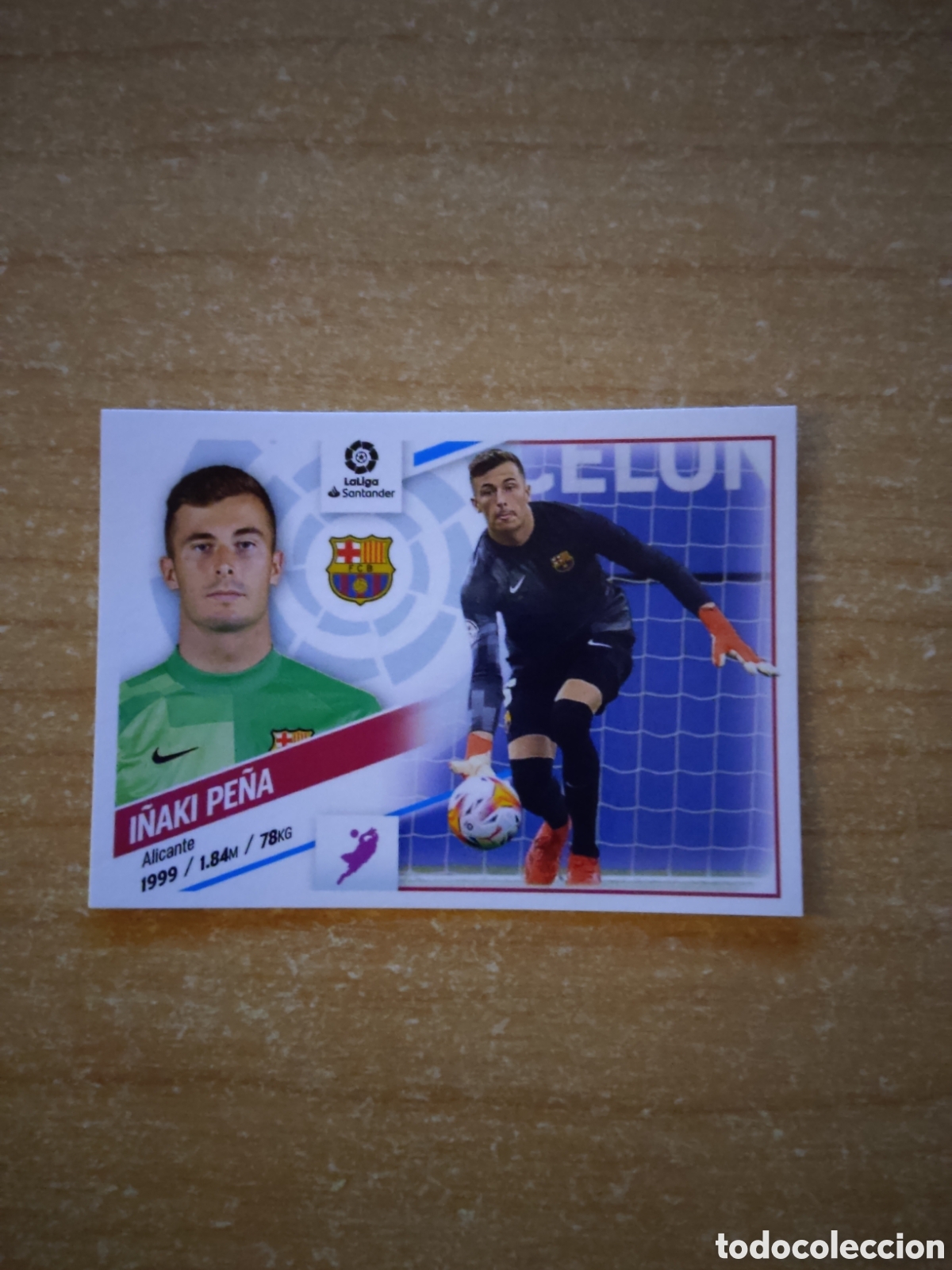 Cromos de f&uacute;tbol: 4 I&Ntilde;AKI PE&Ntilde;A BARCELONA LIGA ESTE 2022 2023