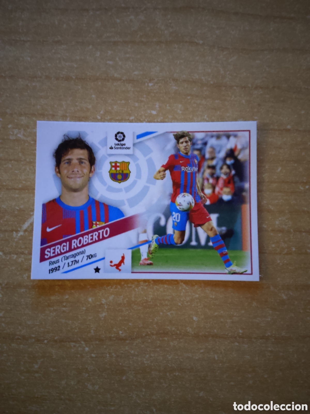 Cromos de f&uacute;tbol: 6 SERGI ROBERTO BARCELONA LIGA ESTE 2022 2023