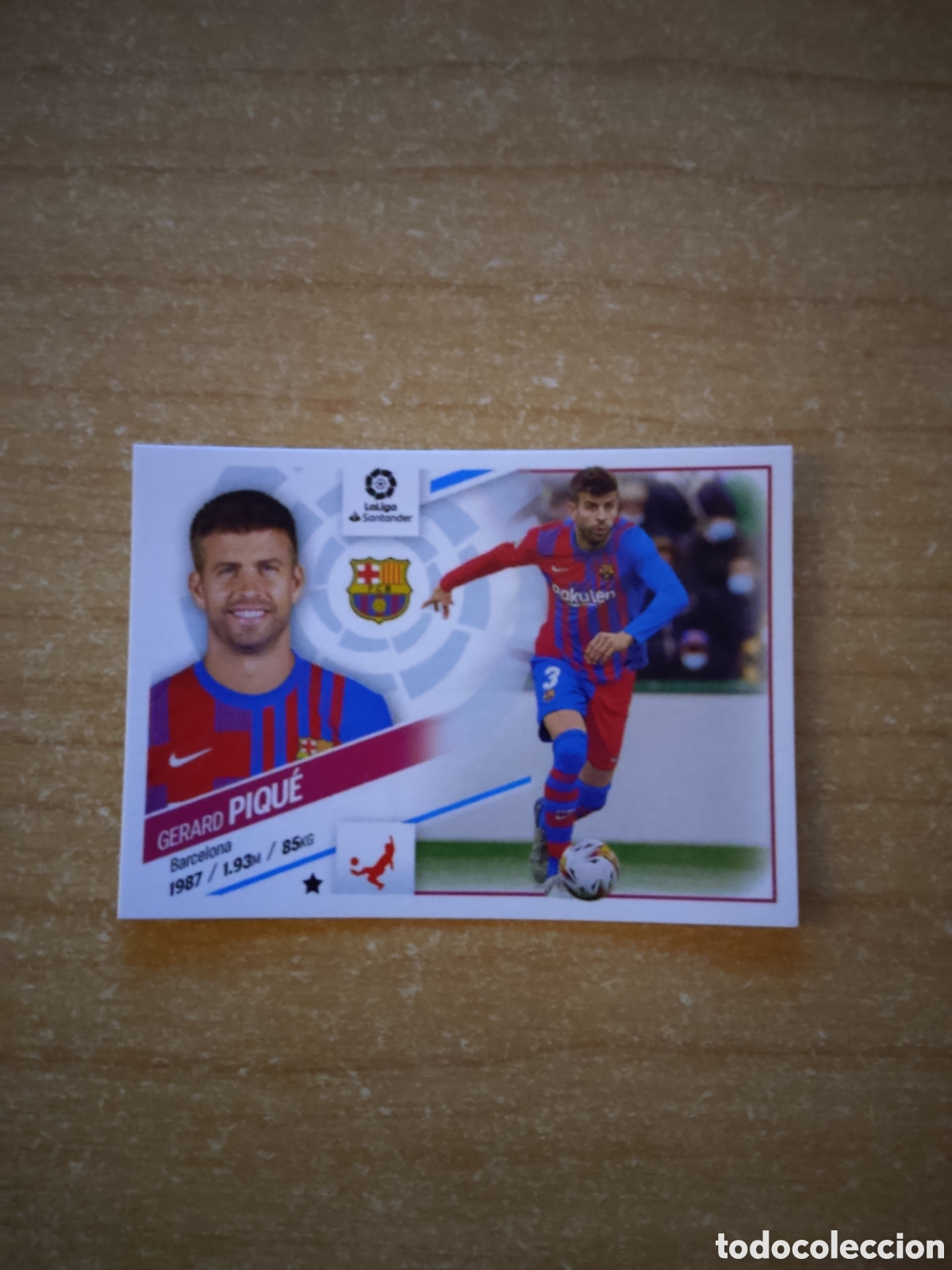 Cromos de f&uacute;tbol: 8 GERARD PIQUE BARCELONA LIGA ESTE 2022 2023