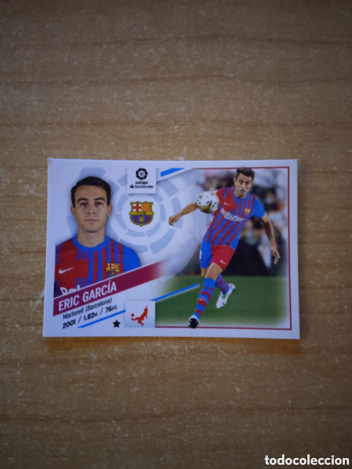 Cromos de f&uacute;tbol: 9 ERIC GARCIA BARCELONA LIGA ESTE 2022 2023