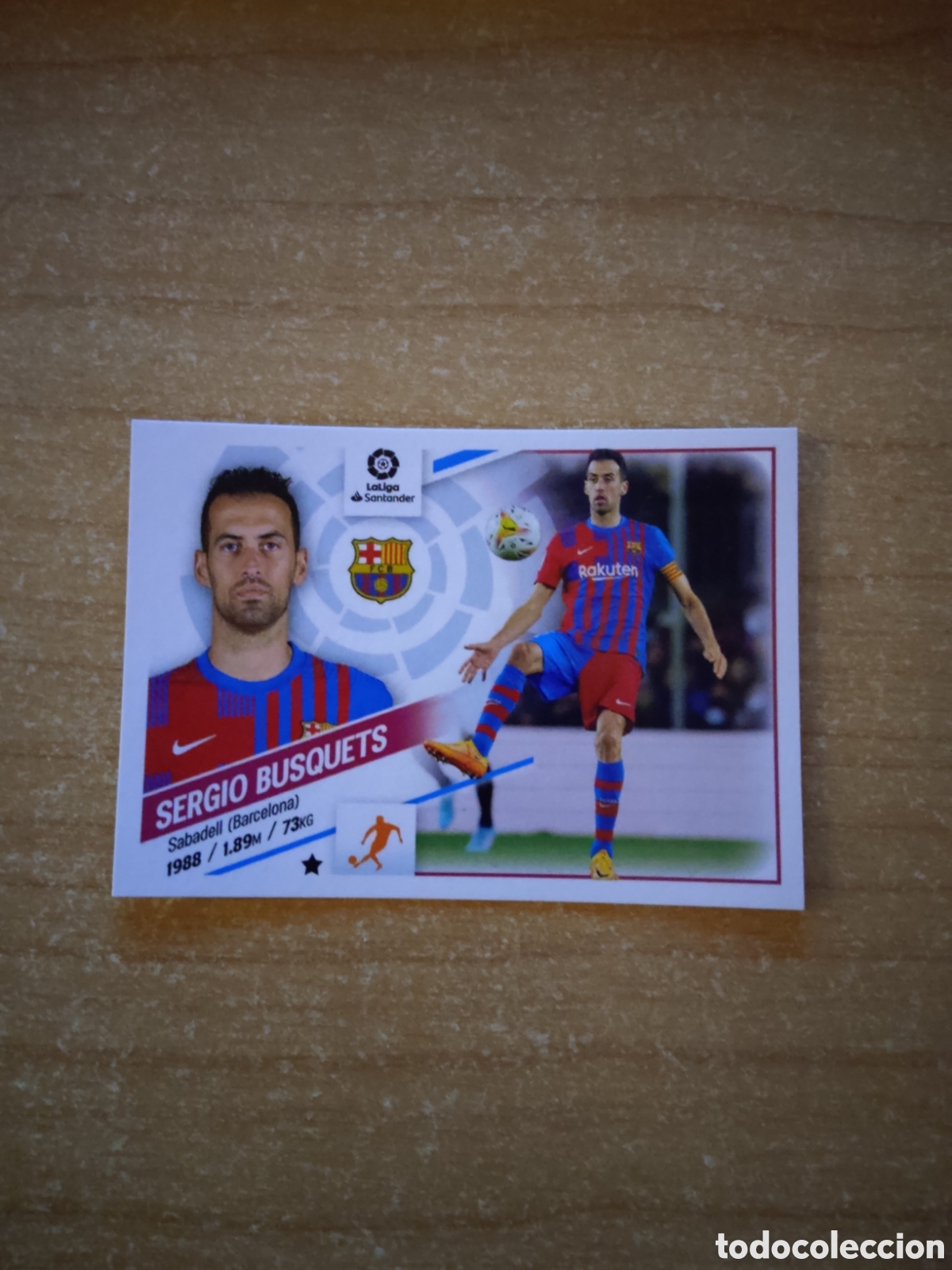 Cromos de f&uacute;tbol: 11 SERGIO BUSQUETS BARCELONA LIGA ESTE 2022 2023